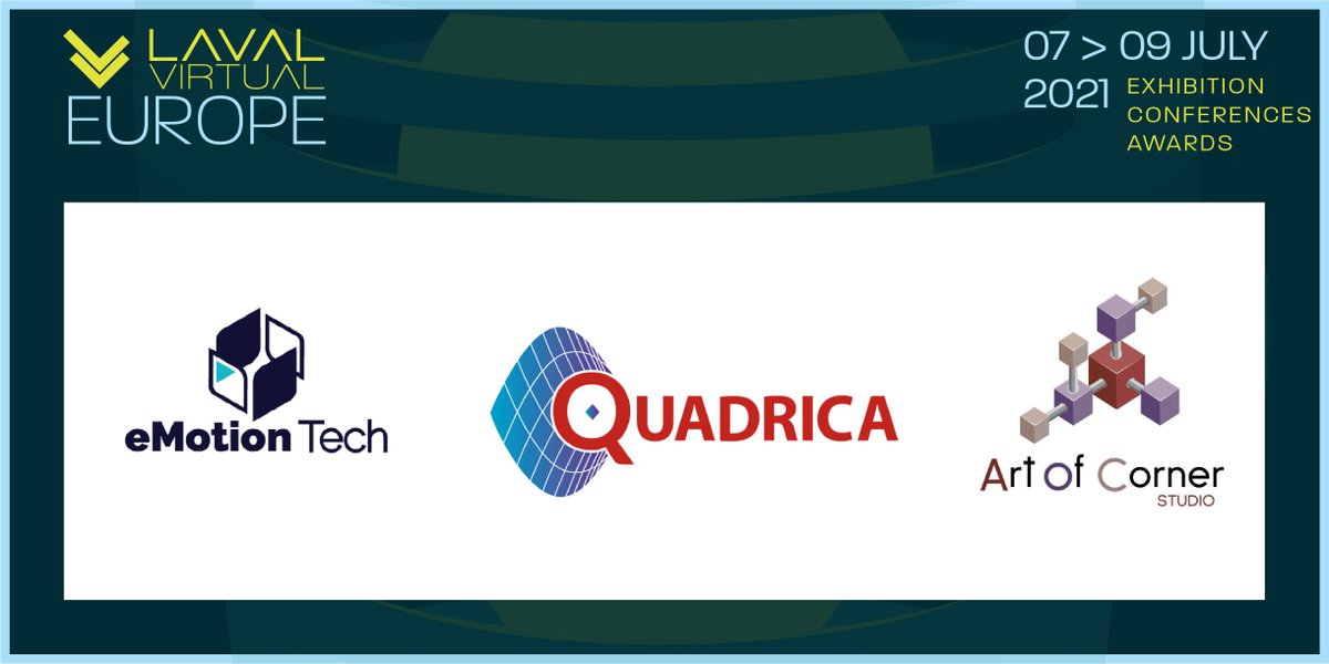 📢We are proud to announce that @artofcorner, <a href="/emotiontech/">eMotion Tech</a> and <a href="/QuadricaFrance/">Quadrica</a> will be exhibitors this year! 
If, like us, you can't wait to see their booth, then take your pass for the exhibition as soon as possible!
➡️hubs.ly/H0NKr1q0