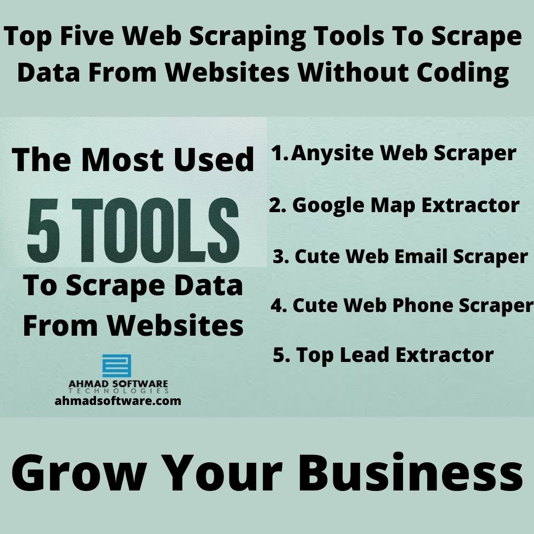 usmandj3334's tweet image. Top Five Tools To Scrape Data From Websites ahmadsoftware.com/blogs/1234/top… 
#bestwebscrapingtools #howtoscrapedatafromawebsite #bestdataextractionsoftware #webscrapingsoftware #scrapedatafromwebsitetoexcel #websitescrapingbots #datascrapingtools #screenscrapingtools #webharvestingtools