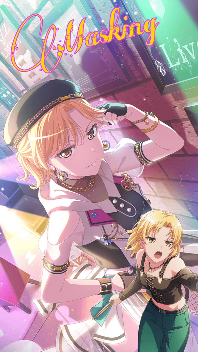 ガルパ新イベ 「outside/inside」より、レイヤ、マスキング、ロック