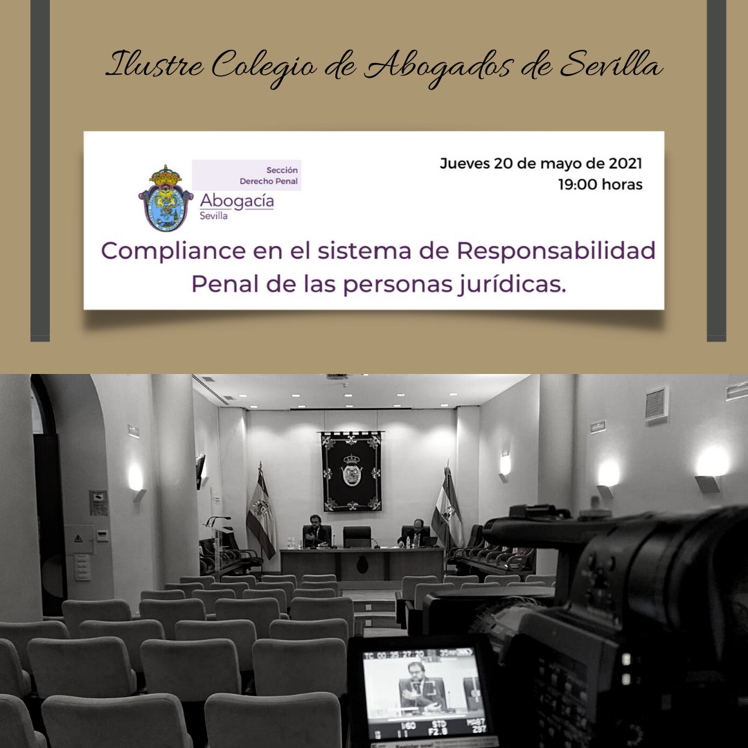 Directo del día de ayer para <a href="/ICASEVILLA/">Ilustre Colegio de Abogados de Sevilla</a>.

➡️ Compliance en el sistema de Responsabilidad Penal de las personas jurídicas, organizada por la #SecciónPenal ICAS. 

Puedes ver esta jornada en el Canal de Youtube ⬇️

youtube.com/channel/UC-rHy…

#Elitevision 🎥
#Derecho ⚖️