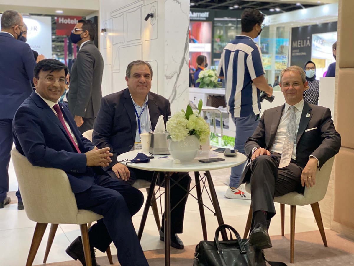 IftikharHamdani's tweet image. Thanks to our key partners for their visit during ATM Dubai 2021
