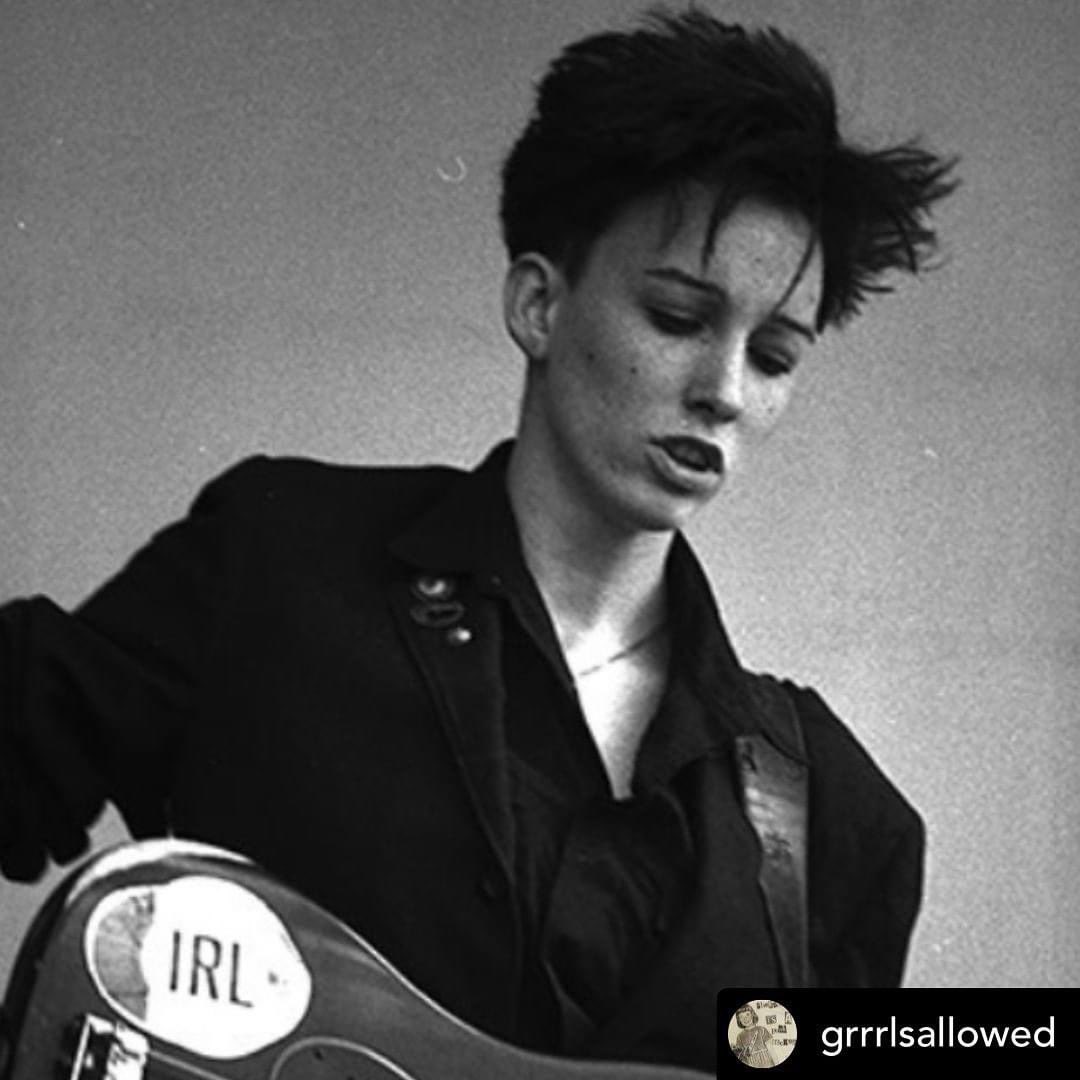 #FBF IRL! 💚 Posted @withregram • @grrrlsallowed Cait O'Riordan 
#CaitORiordan #ThePogues