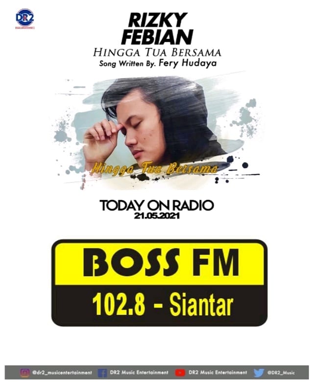 Bossmania #PemutaranSerentak #PemutaranPerdana lagu terbaru RIZKY FEBIAN - Hingga Tua Bersama <a href="/rizky_febian/">Rizky Febian</a>
@dr2_musicentertainment @amdisumbagut #21Mei2021

#RizkyFebian #HinggaTuaBersama #RizkyFebianHinggaTuaBersama
