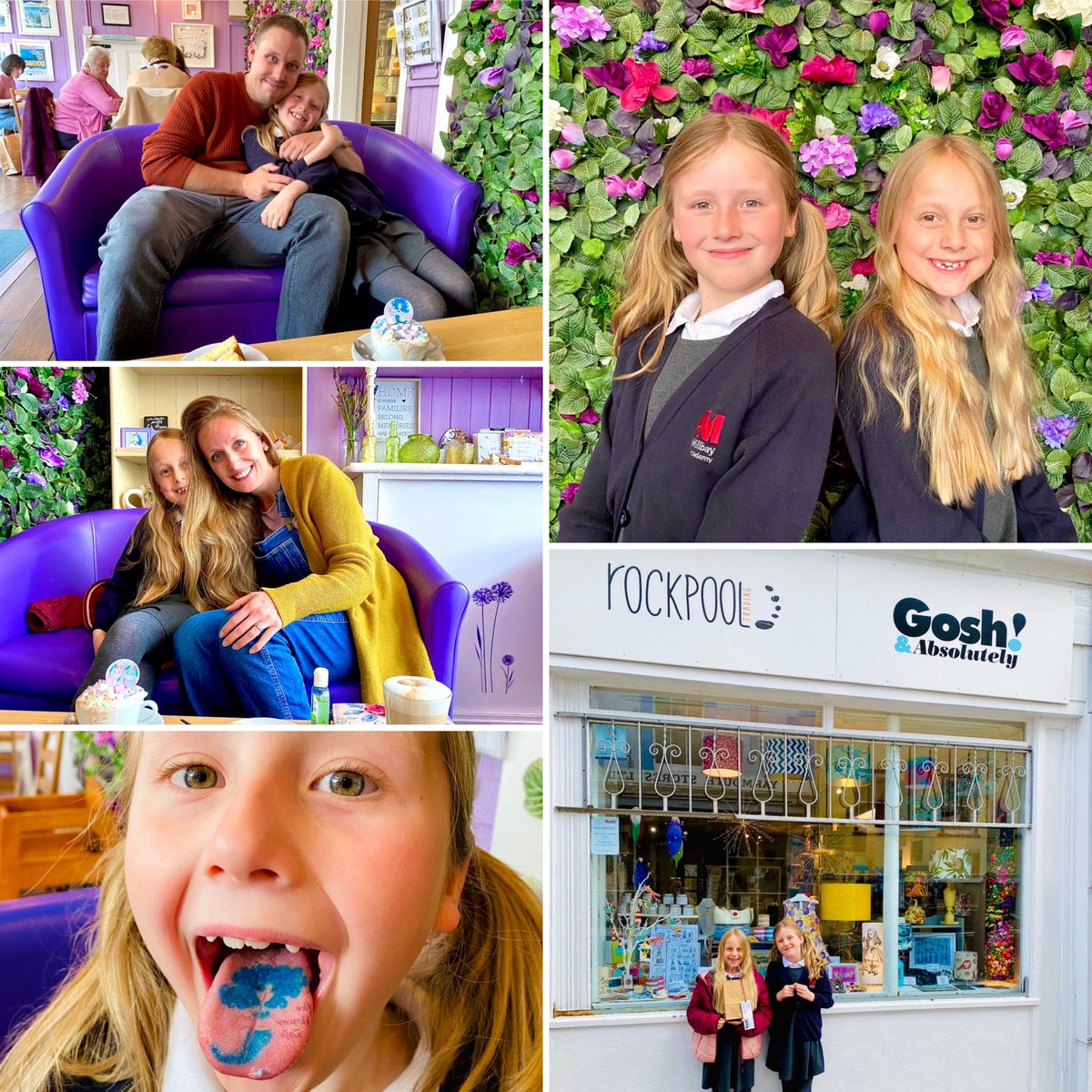 We enjoyed an after school trip supporting #local businesses on <a href="/PlymBarbican/">Plymouth Barbican Waterfront</a>! First hot chocolate, cake &amp; tongue tattoos at The Flower Cafe followed by a mooch at <a href="/RockpoolTrading/">Rockpool Trading</a> buying some gorgeous gifts. Support your #Independent shops! #plymouth #geddonplymouth #shoplocal