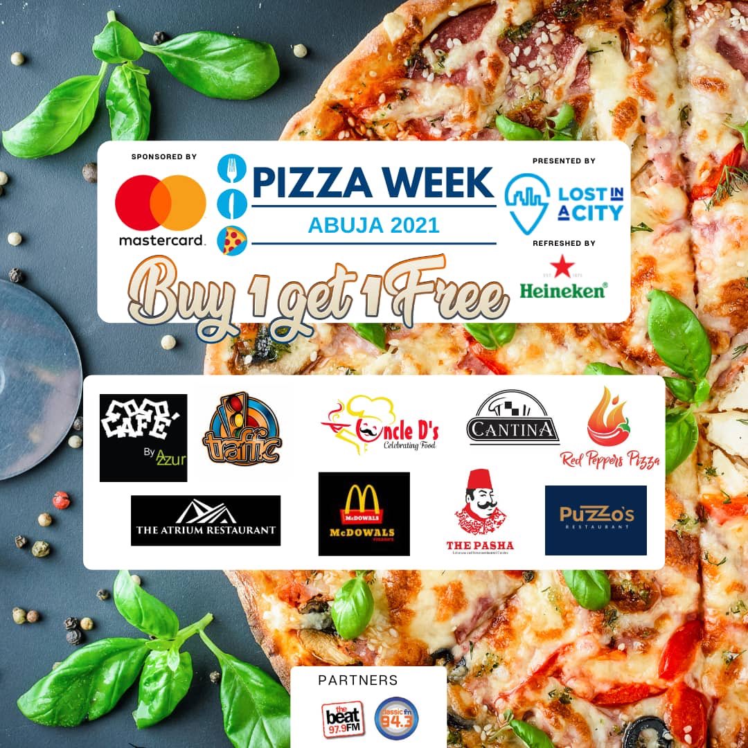 FoodCriticLive's tweet photo. You get a free pizza with every purchase when you pay with your MasterCard. You also get a free bottle of Heineken. 

Enjoy this for 10 days. Check out the 23 participating restaurants. 

@LostInLagos https://t.co/YI05pO4KhR