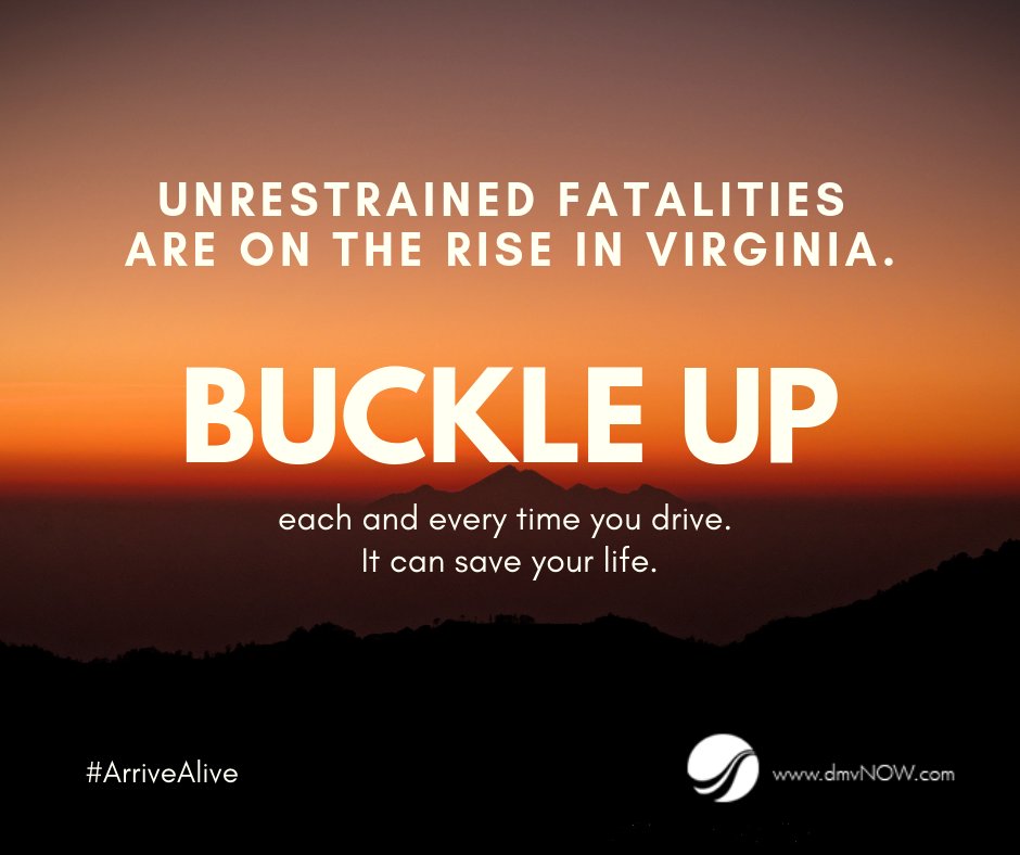 Whether driving across the country or around the corner, always #buckleup. It just might save your life. #ArriveAlive #ClickItOrTicket