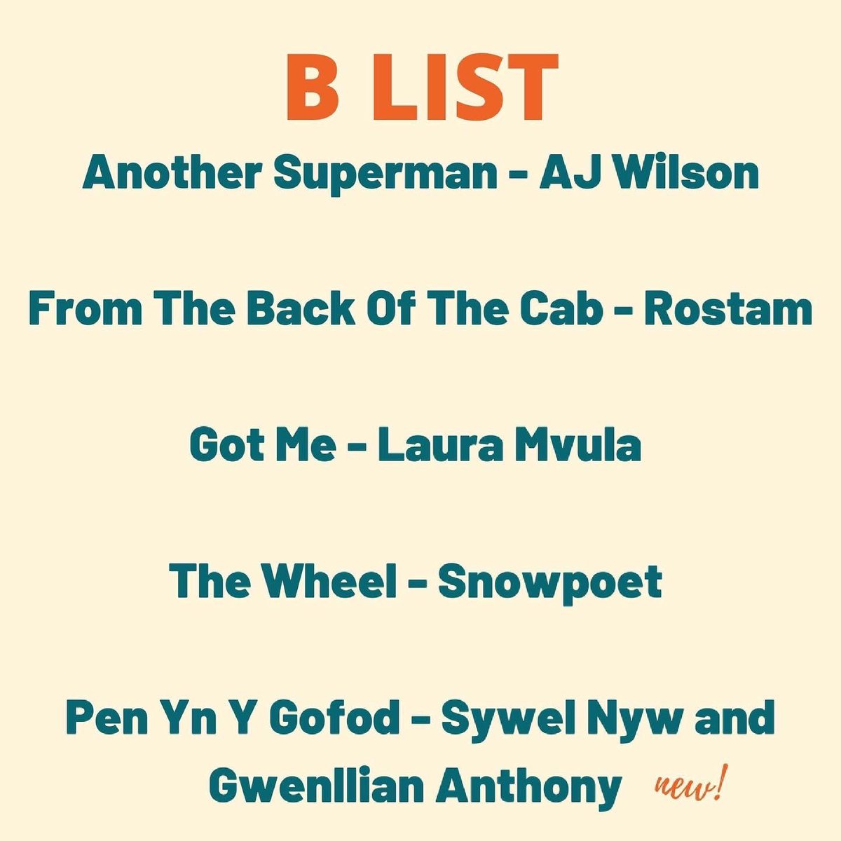 THE CAM FM PLAYLISTS ARE BACK!

It's New Music Friday, and here are the tunes we're spinning on air currently, chosen by new Head of Music <a href="/talulahhthomas/">talulah</a> 

Who would you like to see on our playlists?