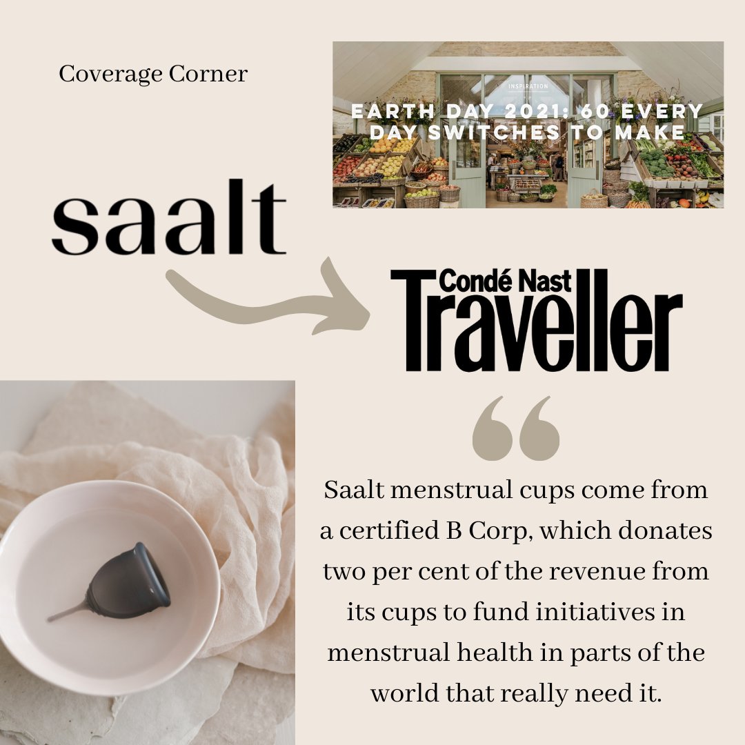 CCDPR's tweet photo. Thank you to @julietkinsman for including our client @saaltco in @condenasttraveller sustainable Earth Day guide! 🌏  #coveragecorner https://t.co/Wsuzi36fHY