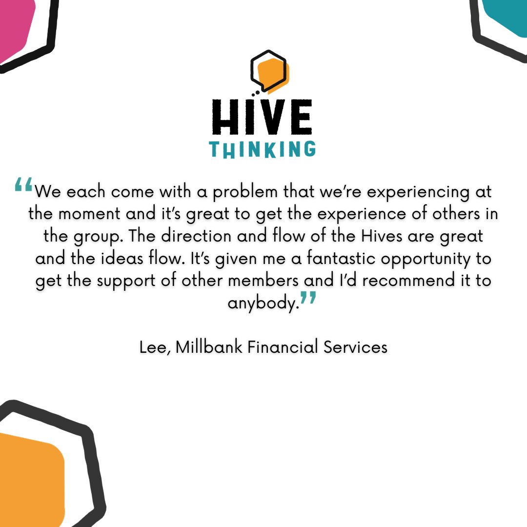 HiveThinking's tweet photo. It's great to hear feedback from our clients - Come see what all the fuss is about! https://t.co/tAd7Bkm9xM https://t.co/J5OLjn9oKq