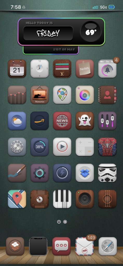 nhonickman's tweet photo. #Pura @bulldog5278 
Just masterpiece after masterpiece
Your missed
#Venom Rubber AE
#BlueMist Dock @iPhone_Le0n 
#BelleStatusBar #BelleUI @OuniDesigns https://t.co/82oH3K5voc