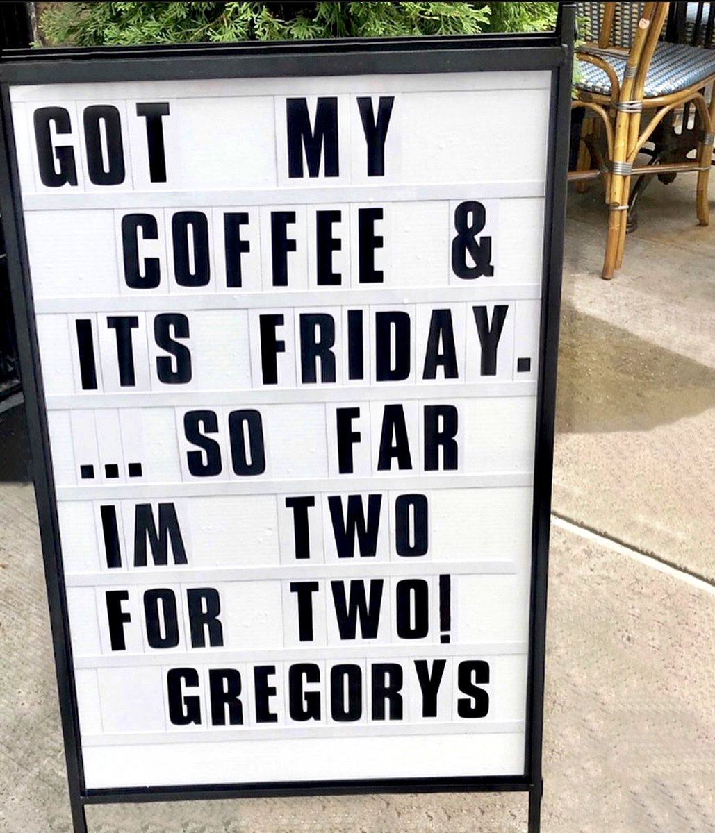 GregorysCoffee's tweet photo. Life is better when you're a #gregular https://t.co/J2xgb4caWt