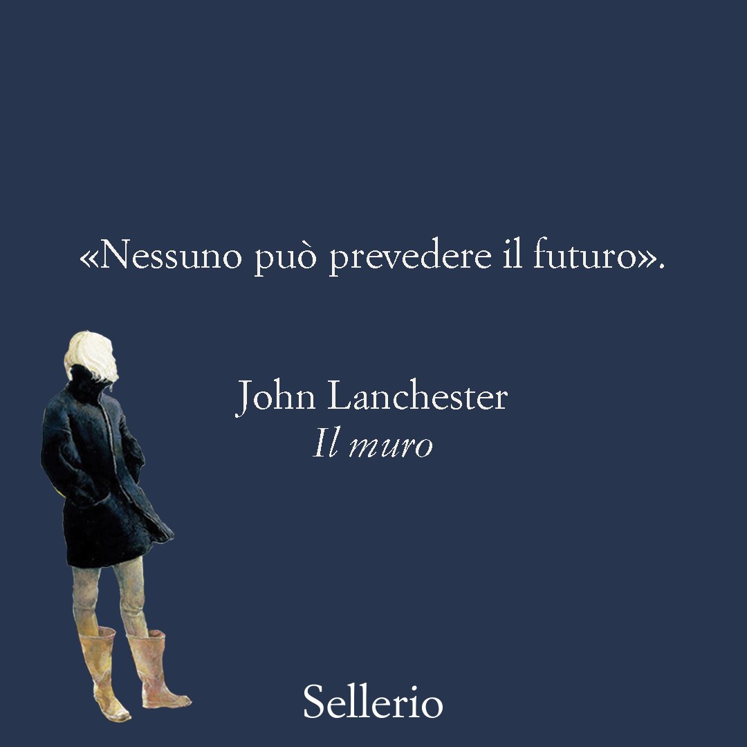 "Nessuno può prevedere il #futuro". Oppure si? 

#2Books2go "Il muro" di John Lanchester è uno dei due libri selezionati dal gruppo di lettura di <a href="/camihawke/">Camihawke</a> e <a href="/NotGiuliaV/">GiuliaNonEsiste</a>.

Presto annunceranno la data per il confronto sui social.

sellerio.it/it/catalogo/Mu…