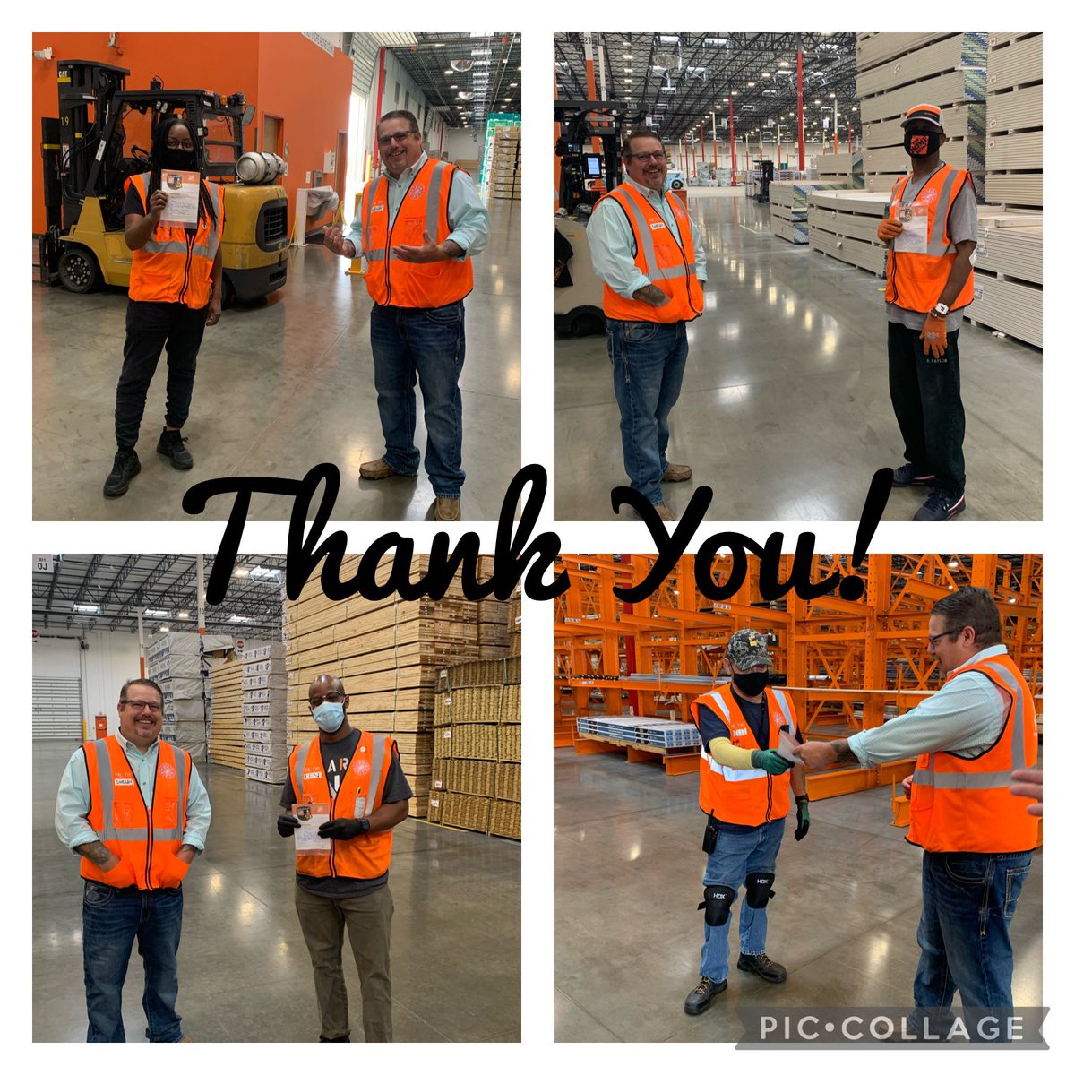 Congratulations to Shameca, Robert, Ken and Billy for their dedication, hard work and living our Core Values. They were recognized during a visit from our SDO Shelby McMahon. Thank you for taking care of our associates and customers. You guys rock! <a href="/KenJohn70032089/">K-John</a>