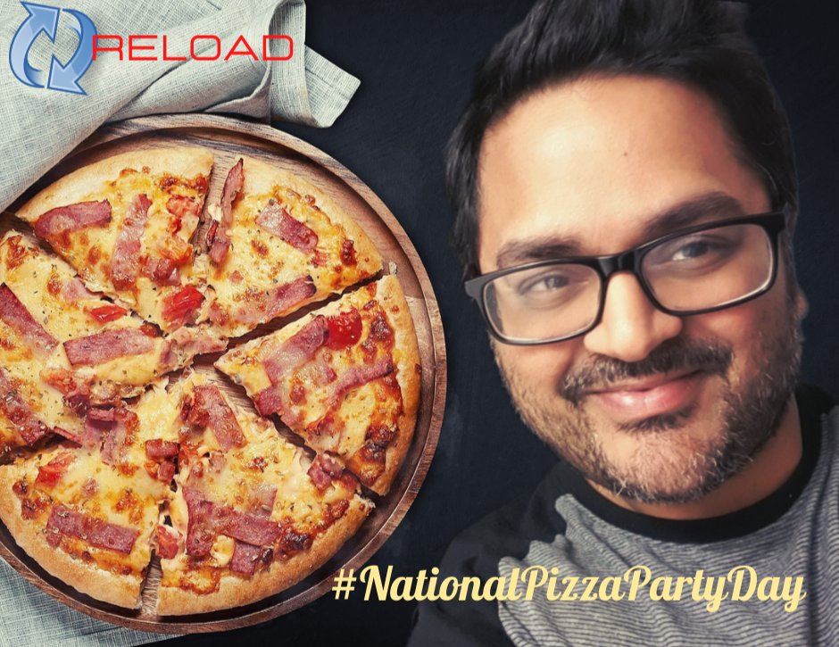 VishBhatnagar's tweet photo. Celebrating the weekend.. join me this afternoon for #Reload 1pm-4pm @LycaRadio1458 #NationalPizzaPartyDay 🍕 #FridayFeeling #FridayVibes #weekend #showbiznews #RiddleMeThis #FixMyPhone #DesiTunes #Bollywood #BritAsians #AcrossLondon #dontmissit #TuneIn ❤ https://t.co/J6irPwbzrd
