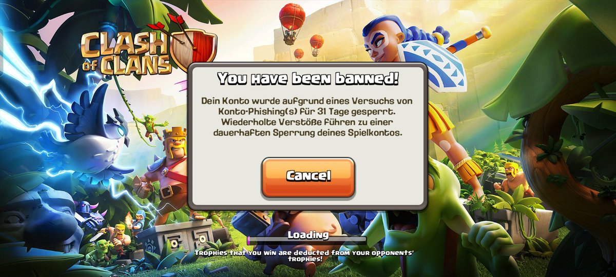 LionKing_CM's tweet photo. Guys Please share and retweet to let  @supercell  explain what this is about!!! 😡😡😡 https://t.co/xTEvkPjVU8