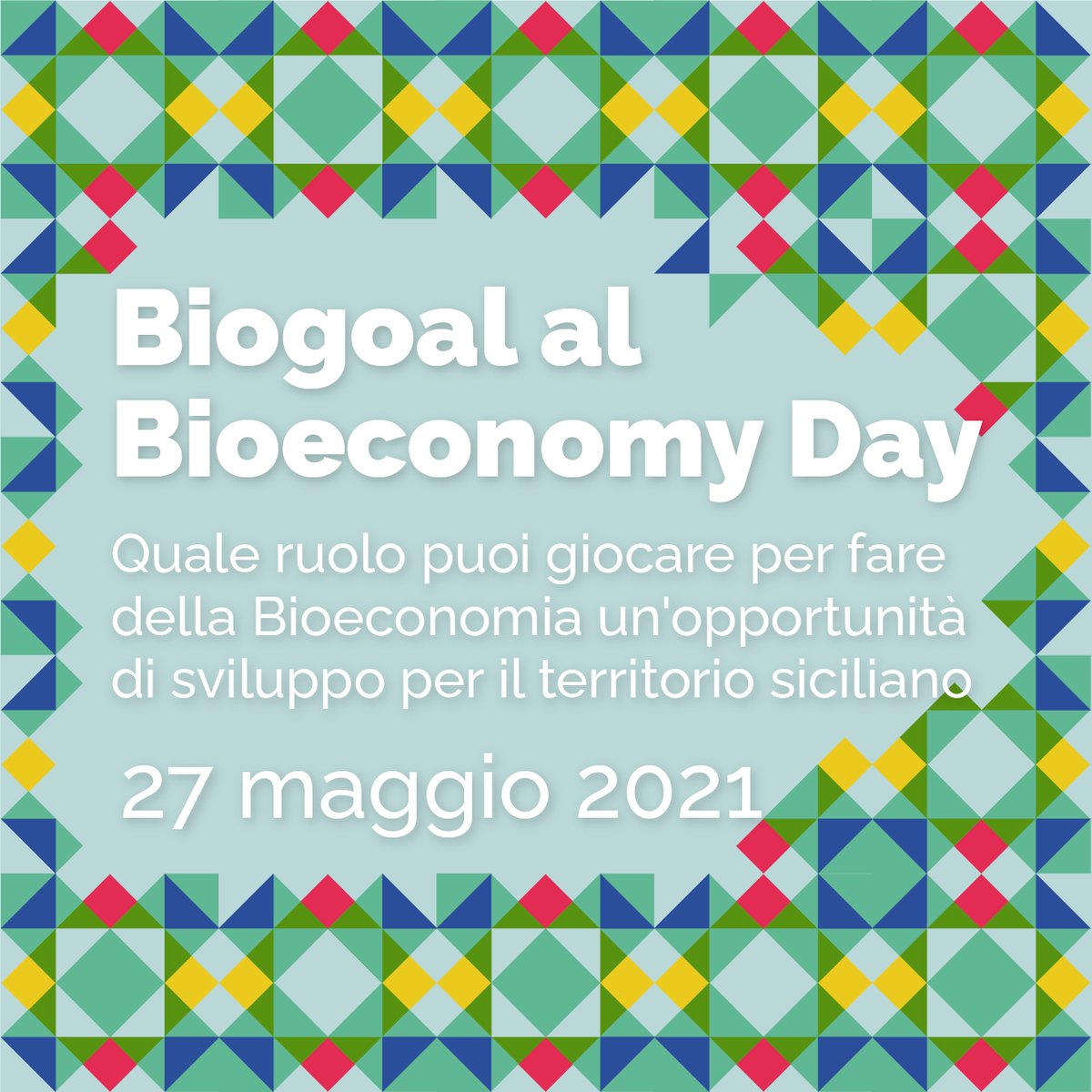 _Biogoal's tweet photo. 📢⏳ Manca meno di 1 settimana al #bioeconomyday e le iscrizioni all'evento #Biogoal "Quale ruolo puoi giocare per fare della #Bioeconomia un'opportunità di sviluppo per il territorio #siciliano" sono aperte!
Iscrizioni: https://t.co/fuH1zz0x1D
Programma: https://t.co/0CHHm6PCEd https://t.co/Xc1HAoeWBo