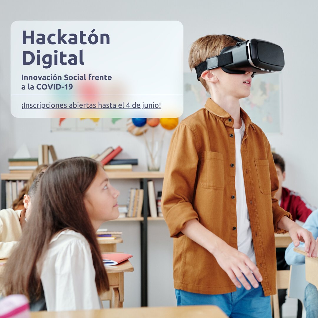 CapgeminiEngES's tweet photo. ¿Quieres crear proyectos innovadores que ayuden a la sociedad tras la crisis de la COVID-19?

¡Únete a este #HackatónDigital y presenta tus ideas sobre salud, educación y sostenibilidad!

Más info y bases del #concurso en
https://t.co/GqI0Qeqvpz 

#BeTalentSTEAM #FundaciónAltran https://t.co/1HEa2ZBlyn