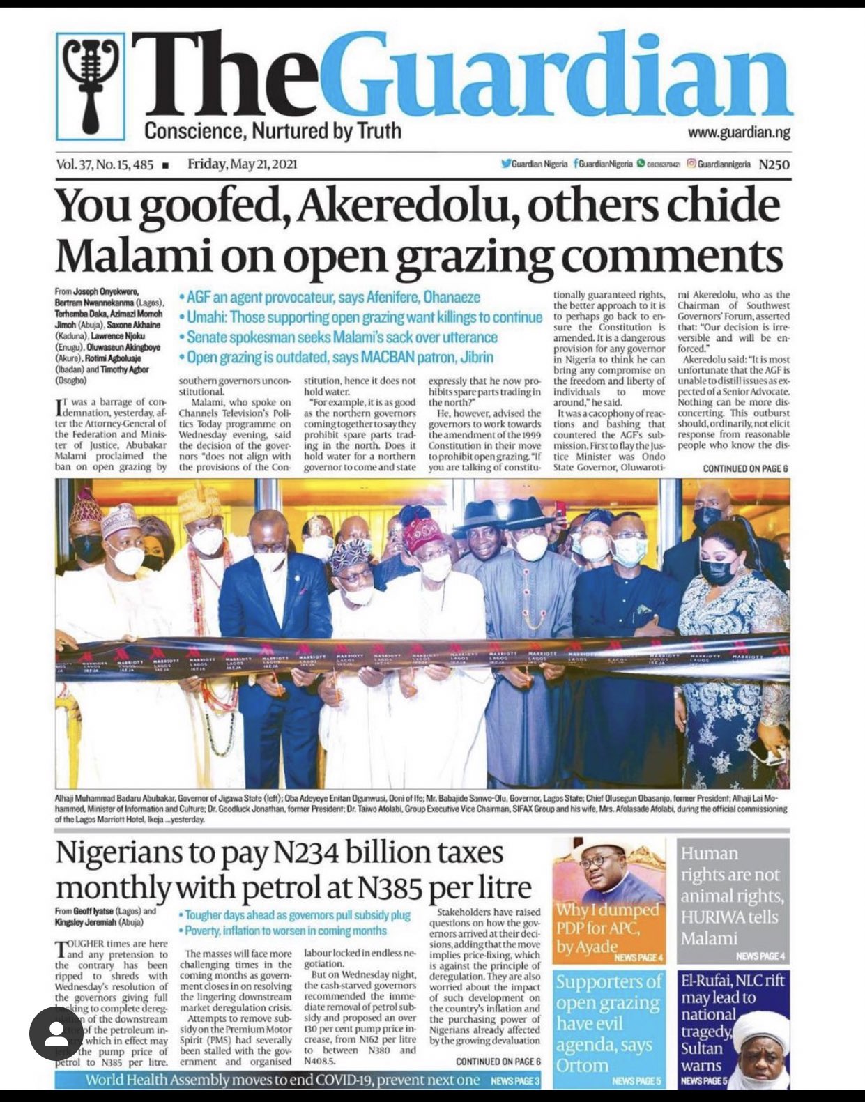 Nijajournal Friday 21 May Newspaper Headlines News Update Headline Politics Business Nigeria Newspaper Review T Co Dxp0pzgu2b Twitter