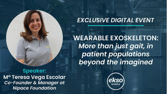 rebiotex's tweet photo. "More than just gait" Compartimos este webinar que no os dejará indiferentes sobre la experiencia con el #ekso en neurorehabilitación. Ponencia magnifica de Mayte, profesora en @ufvmadrid y directora de tecnología en @FundacionNIPACE

https://t.co/4eStcmkwWX https://t.co/jnq7x9FptC