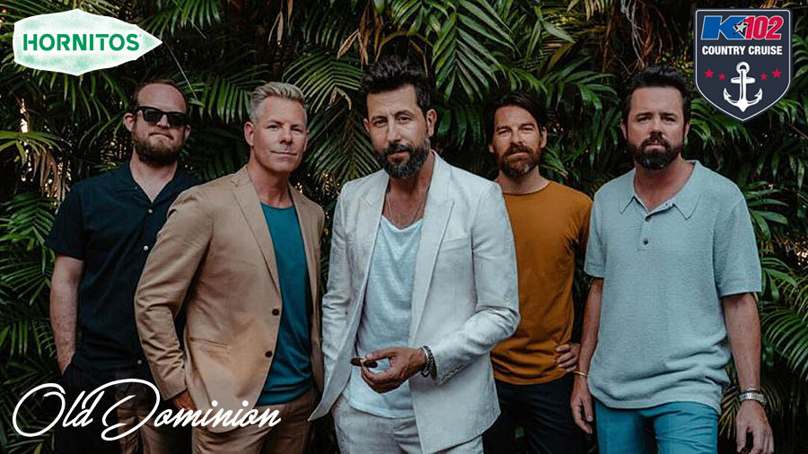 K102's tweet image. JUST ANNOUNCED: @OldDominion is going to be on the next #K102CountryCruise on Thursday, June 10th presented by @HornitosTequila! The only way in is to win, so keep it on 102.1-K102 to win! 

FOR ANOTHER SHOT TO WIN: Retweet &amp;amp; tag who you'd take with you! Must be 21+ to win!