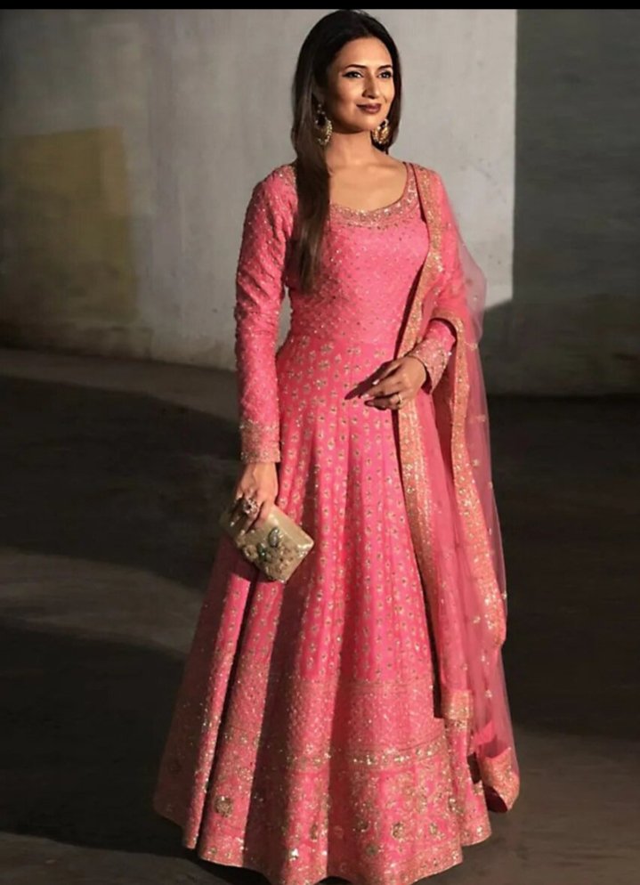 Buy online Beige Georgette Anarkali Suits Semistitched Suit from Suits &  Dress material for Women by Yoyo Fashion for ₹2799 at 40% off | 2024  Limeroad.com