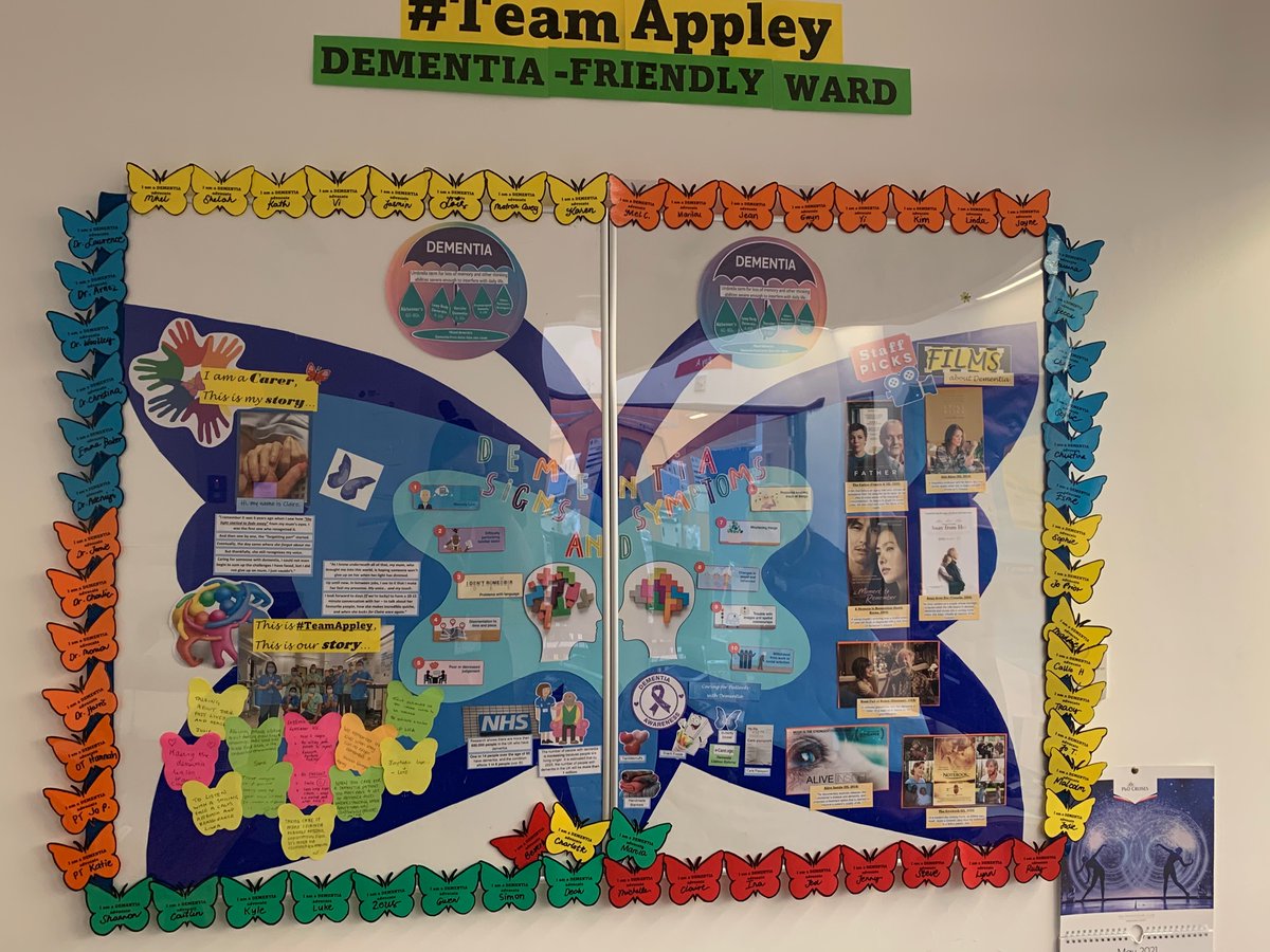 char_cuthbert's tweet photo. Beautiful dementia awareness display on Appley Ward @heyitskarencee 👏🏼
#teamappley #DementiaAwarenessWeek https://t.co/s0TjqljEY9