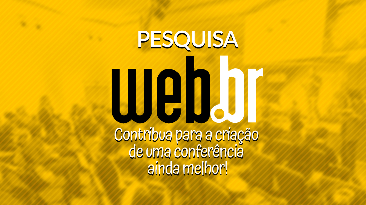 cewebbr's tweet image. Se você, ex-participante da #Webbr, receber nosso contato por e-mail, contribua com a construção da próxima fase da Conferência. Vamos promover uma Web.br ainda melhor! Participe, responda a pesquisa! Saiba mais: ceweb.br/noticia/notas/…