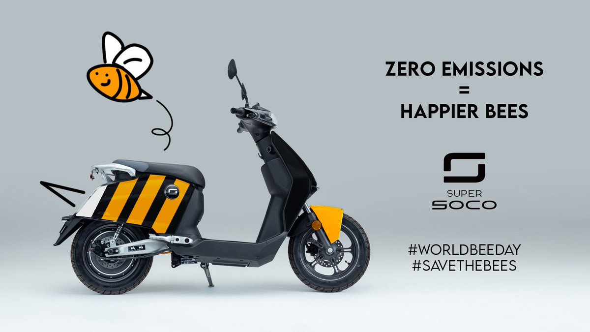 ScooterBateria's tweet photo. Zumbar en un #vehiculoelectrico en lugar de uno de #gasolina es mejor para el #medioambiente y mejor para las #abejas.
Y lo que es mejor para las abejas, es mejor para todos nosotros 🐝🐝
#MotoElectrica #patineteelectrico #vmp #bicielectrica #MundoElectrico
¿Quieres “zumbar”? https://t.co/oMZo1RBPhy