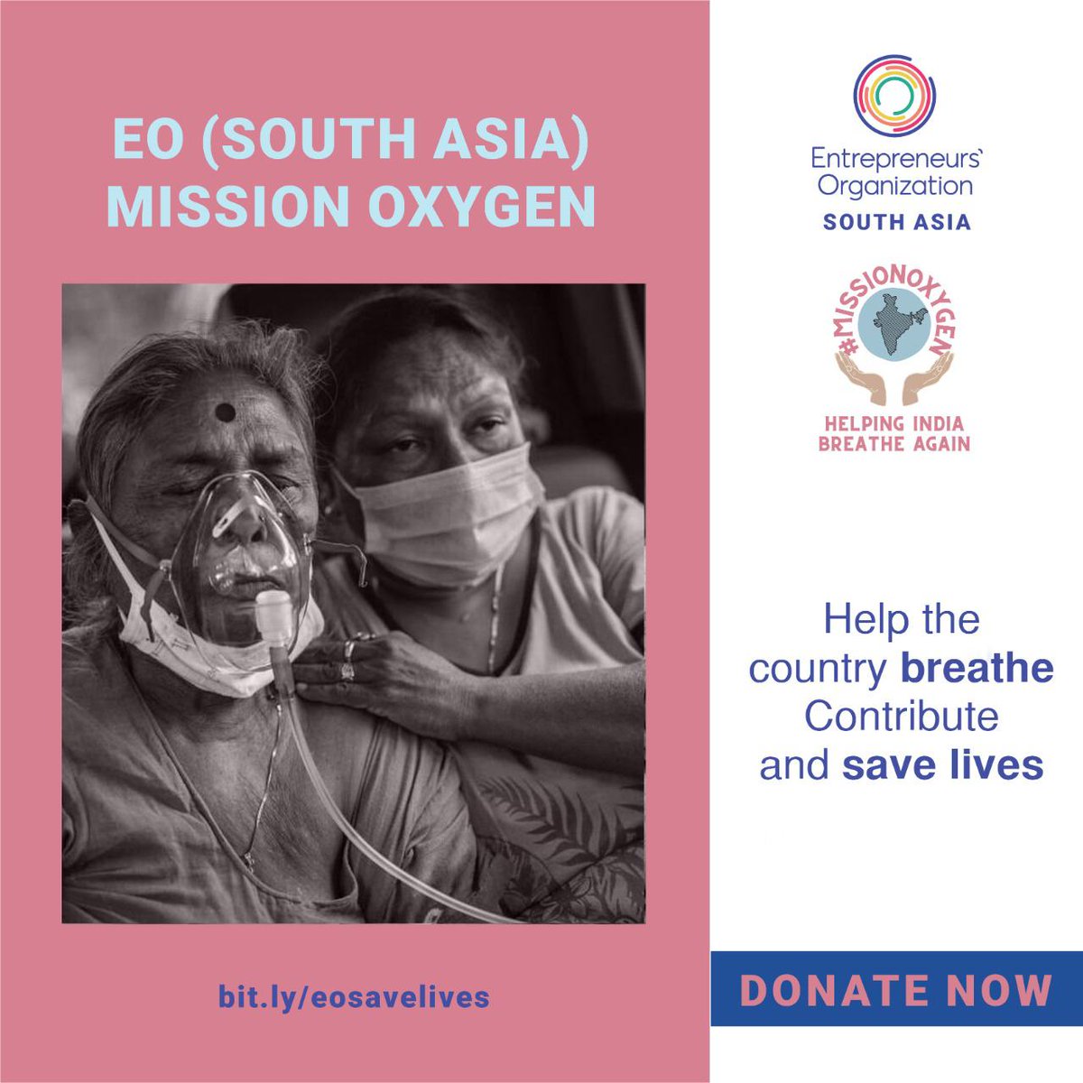 EO South Asia comes together to help the nation. 
Join us in our endeavour to assist those in need. 
Donate now : bit.ly/eosavelives
#MissionOxygen

#eo 
#gsea  
#successfulentrepreneur 
#successmindset 
#entreprenuers 
#donatenow 
#savelives
