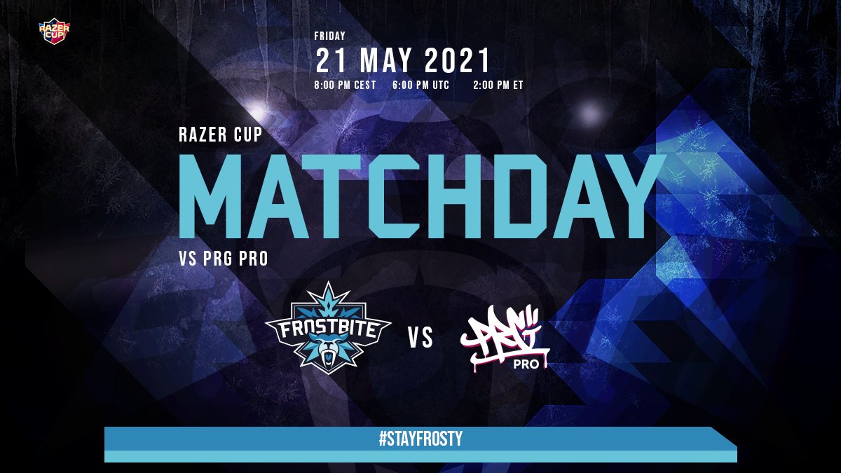 And a great day to celebrate a birthday, the rivalry continues 🥶

After a strong showing in qualifiers, we begin the regular phase with a match against the other Finns 😴

🏆 <a href="/RazerCup_/">RAZER ESPORTS</a> 
🆚 <a href="/GamingPsyche/">PRGesports</a> 
⏰ 8pm CEST

#StayFrosty❄️