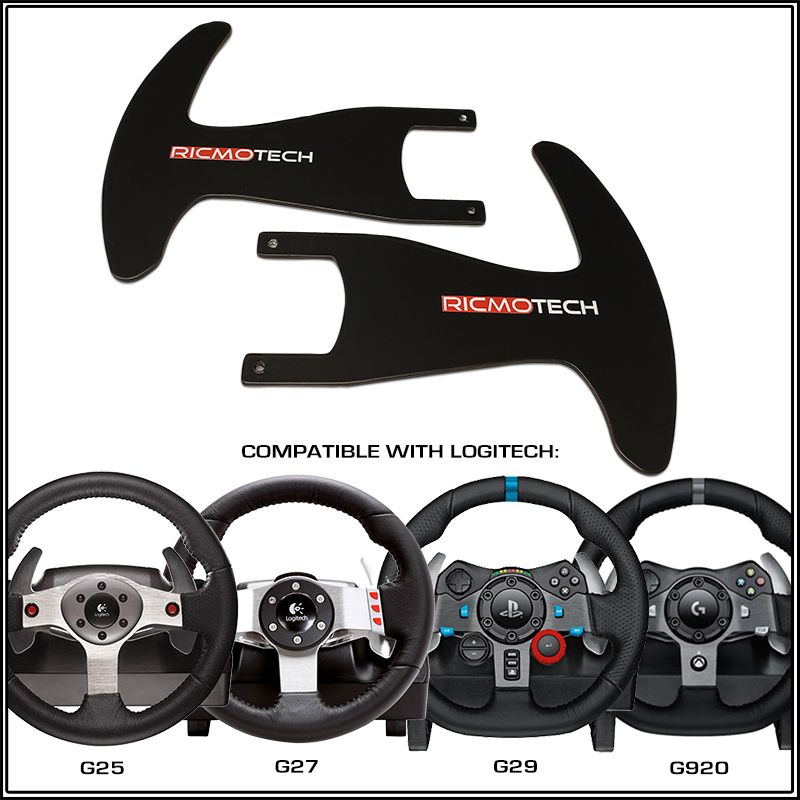 Ricmotech on Twitter: Extended Shift Paddles for Logitech G27, G29 and G920 https://t.co/q10l0W8uqZ . . . . . . . . #ricmotech #logitech #wheel #simulator #Simracing https://t.co/zrBFqLPbgP" / Twitter