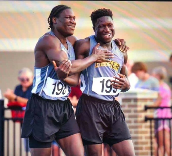 Sectional Champs! 
These two young men won 6 sectional titles last night and are moving on to regionals! 
@EzraLewellen5 won the 100, 110 hurdles, and 400.
@addai_lewellen won the 200, 300 hurdles and long jump. #proudpapa #lewcrew