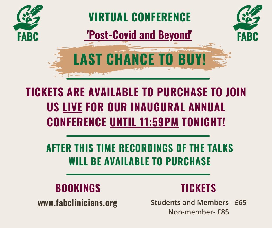 FABClinicians's tweet photo. We're gearing up for our conference tomorrow- have you booked on?!

🚨Last chance to buy tickets today! Book here: https://t.co/bZSPOQEnry 

#FABClinicians #inauguralconference #animalwelfare #animalbehaviour https://t.co/vUotZrNrFl