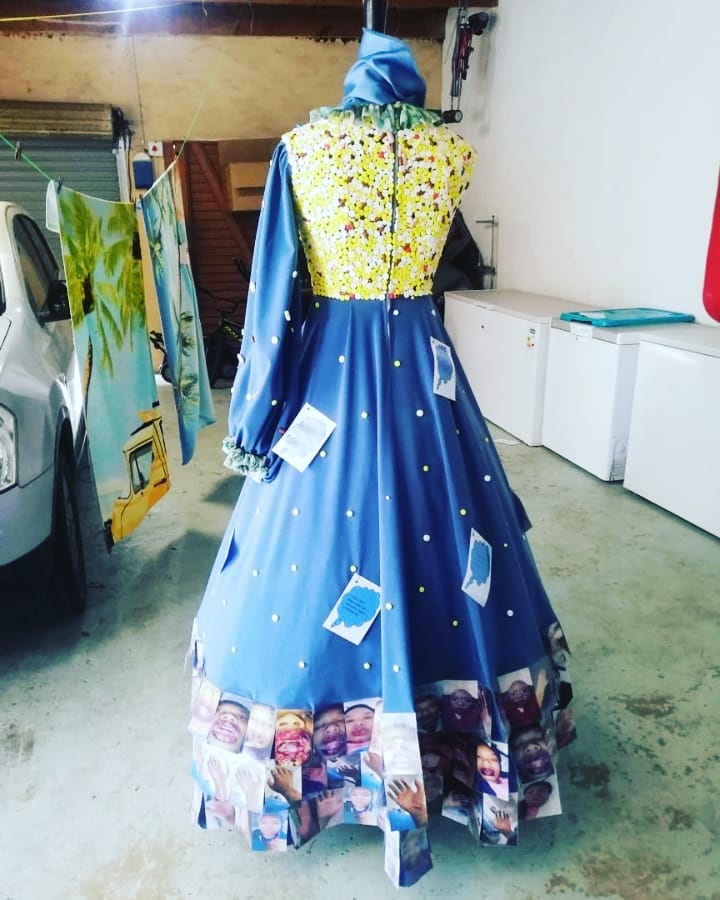 DesignerSine's tweet image. I today don't have trust for medicine 
I despise medicine 
I made this dress as a voice for all those without a voice who were wronged.
Right needs to be done to us
We've lost our livelihood
We suffer from post Steven Johnson syndrome