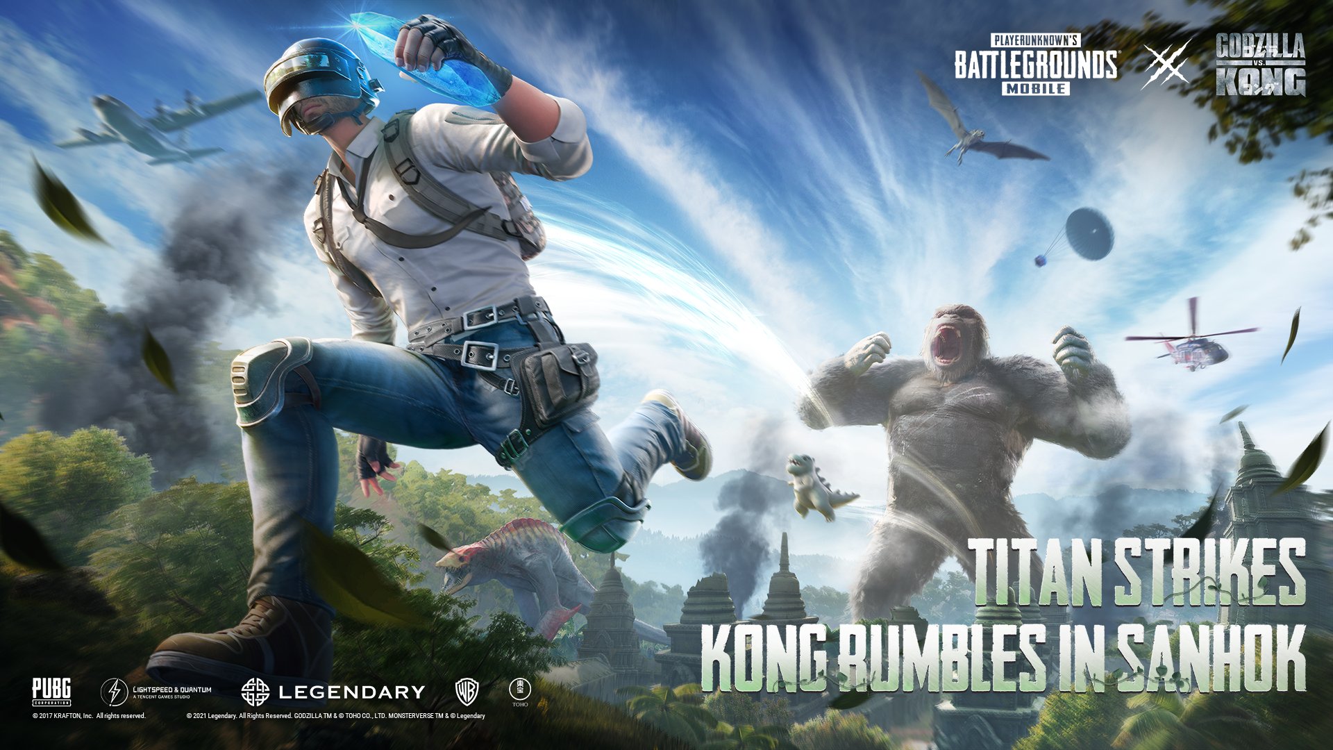 Pubg Mobile Japan On Twitter Sanhokでコングと出会うことはできましたか 草木が生い茂るsanhokを駆け抜けるコング この圧倒的な世界観を楽しみながら ドン勝を目指そう Pubgモバイル ゴジラ ゴジラvsコング Godzillavskong Godzilla Https T Co