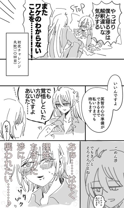 (渉英)まてができる道化とこじらせ皇帝 