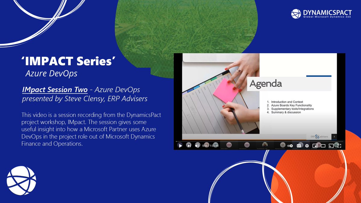 #IMPACT Webinar. #MicrosoftDynamics Azure DevOps. Great insights to how <a href="/ERPAdviseurs/">ERPAdvisors</a> uses the tool to validate #DynamicsF&amp;O
ow.ly/GGuP50EH4Rb