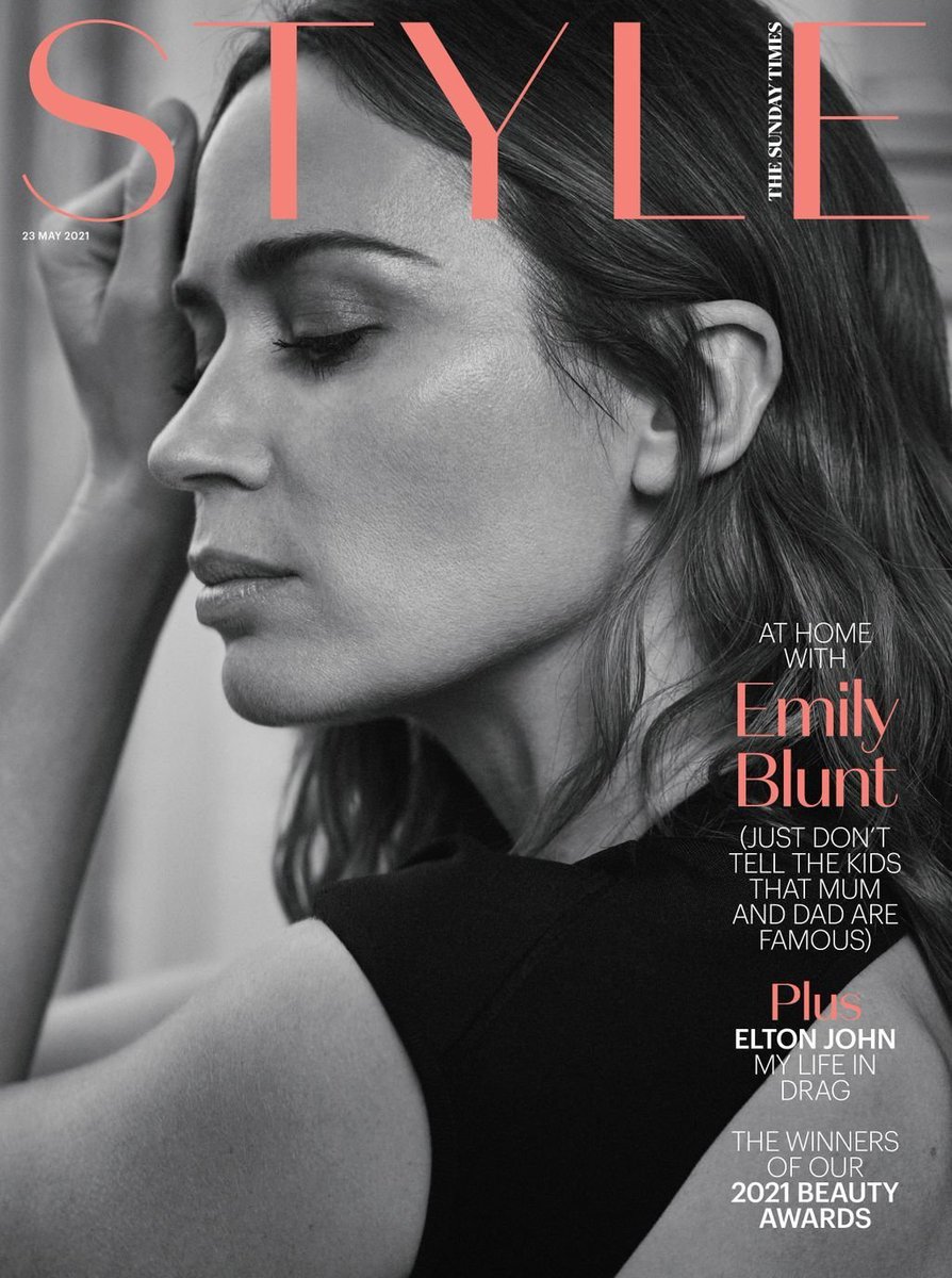 EmilyBluntSpain's tweet photo. Emily Blunt en la nueva portada de Sunday Times Style ✨ https://t.co/DDBCsYdkHm