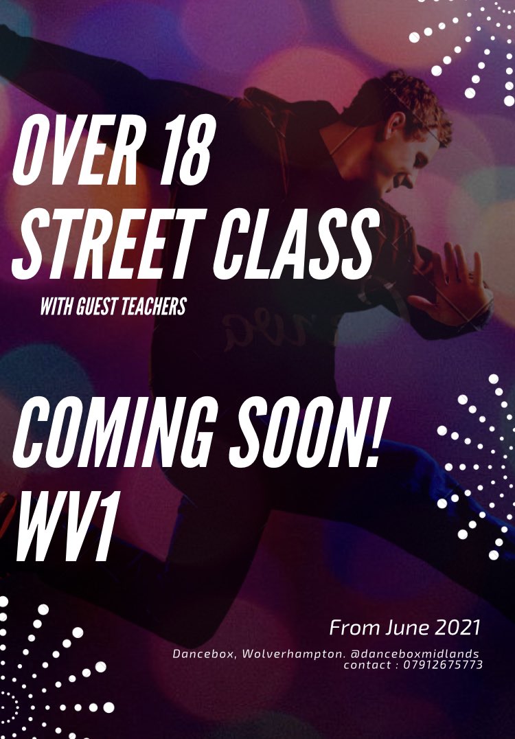 danceforcewolv's tweet photo. Are you after an adult street class or want to expand your skills? We are restarting ours in June. Get in touch to book #streetdance #wolverhampton #adultdanceclass https://t.co/ZC3Q72XbRE