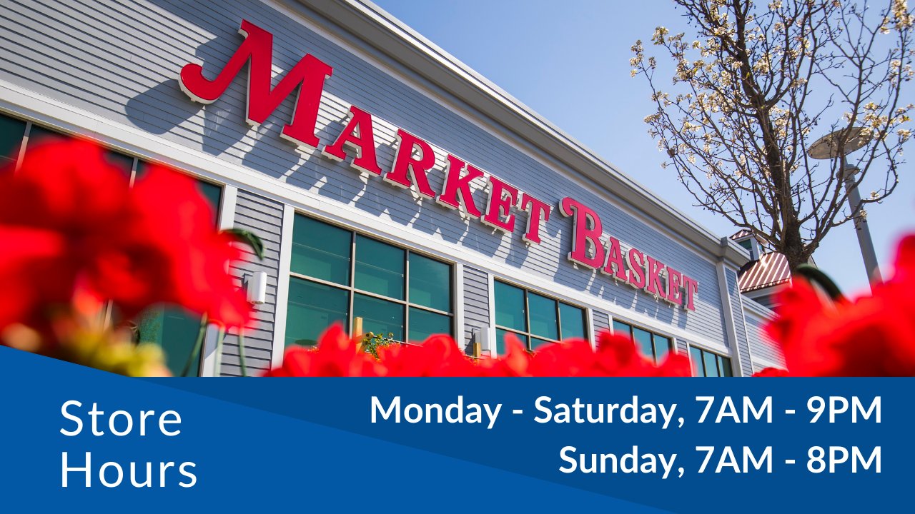Market Basket on X: "UPDATED HOURS - Beginning today, May 21, 2021, all Market Basket locations will be open from 7AM - 9PM Monday - Saturday and Sunday 7AM - 8PM. We
