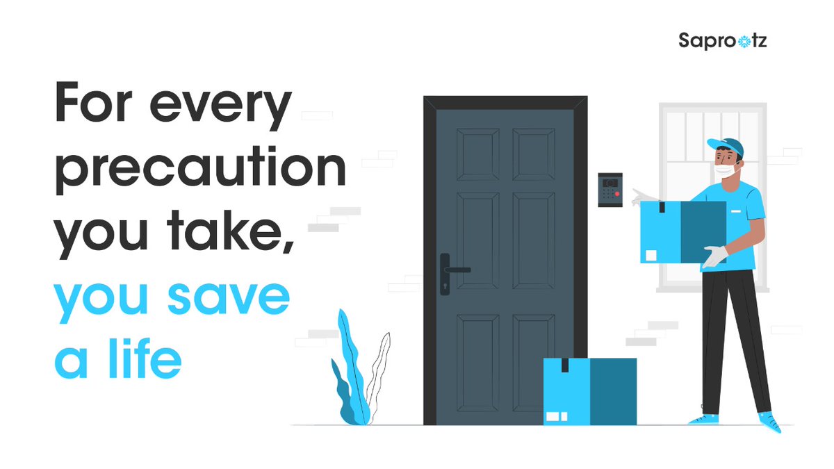SapRootz's tweet photo. Taking certain precautions such as #cashless payments, #doublemasking, sanitizing your hands regularly, and keeping the orders outside the #doors instead of #handing them over to the customers can reduce the chances of spread.

Be responsible, follow the necessary #guidelines. https://t.co/df1gJzBEIr