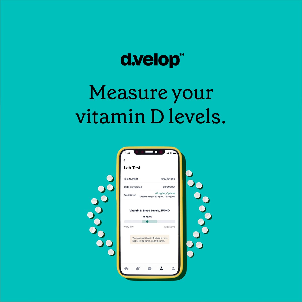 dvelopimmunity's tweet photo. While d.velop™ can work pretty fast, building a strong immune system is sometimes a process. With the free d.velop™ app, you can track your progress and see just how effective d.velop™ can be. https://t.co/9qd2giynlT