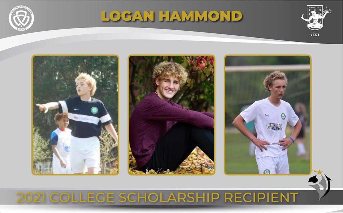 DCFCWest's tweet photo. Congratulations to Logan Hammond, one of our four 2021 College Scholarship recipients.  In his words...

“For eight years the Canton Soccer Club has provided me with an amazing soccer experience and some of the best friendships I’ve ever had and... https://t.co/XK5HN9R2m7