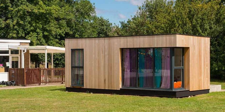 green_modular's tweet photo. Relocation, relocation, relocation. This classroom at Broadmead Lower School was built to move as the school expands. https://t.co/tEHjrKLYSy https://t.co/vonHMp2xhj