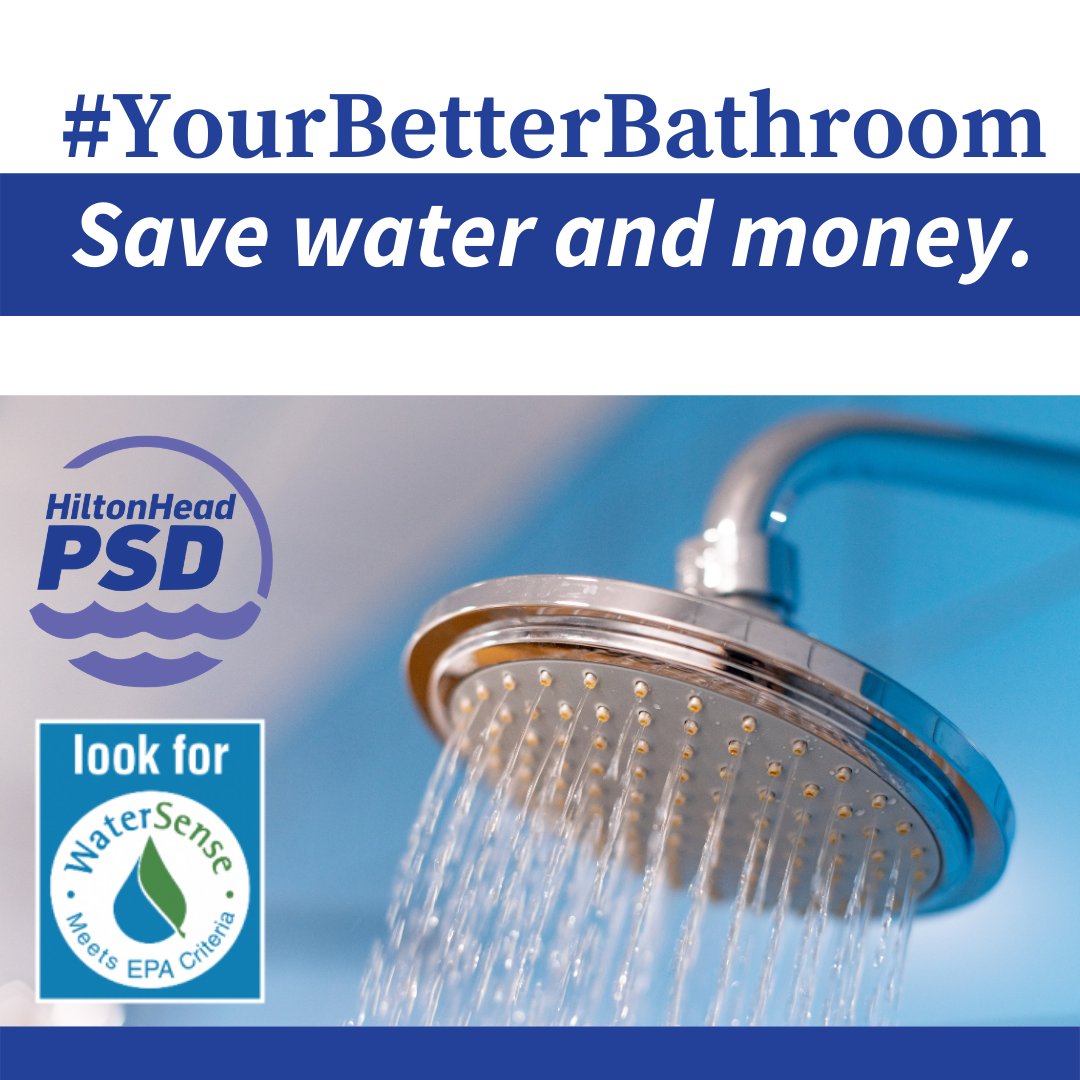 hiltonheadpsd's tweet image. Need plans for the upcoming long weekend? 🤔

Let WaterSense help! 💦

Use WaterSense labeled products to tackle a bathroom DIY project at home that will save resources — and money.

👉epa.gov/watersense/wat… 

#WaterSenseLabel #WaterEfficiency #SaveWater #SaveMoney #WaterSense