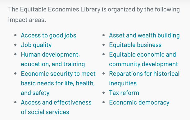 The Advancing Equitable Economies Policy Database was developed by the Equitable Economies Coop of  <a href="/network_win/">WIN Network</a>  that is developing a policy agenda to create more equitable economies that improve health, wellbeing, and equity.
#WIN4equity 
ow.ly/c8Gw50EzSA1