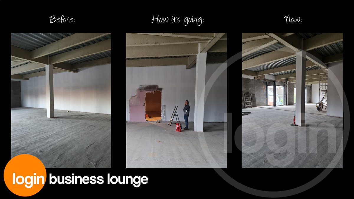 Week 1 has gone well! The wall has come down in the Event Space on 1st floor, and we can now see the full size of the space - plus seeing the windows makes a huge difference (the first and third photos are taken from the same place!) Next week we paint the Ceiling and Beams!