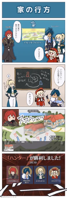 #原神 #原神4コマ ディルックvs騎士団のみなさん 