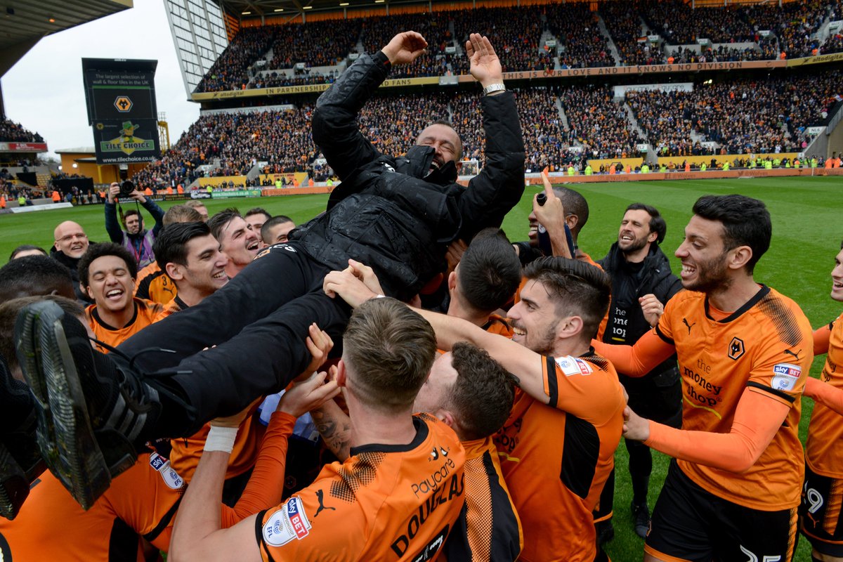 footballontnt's tweet photo. From the Championship to the quarter-finals of the Europa League 🖤🧡

After four seasons in charge, Nuno Espírito Santo is leaving Wolves by mutual consent.

Watch his final game in charge against Man Utd, live on BT Sport on Sunday 📺 https://t.co/iIE9ZODH1F