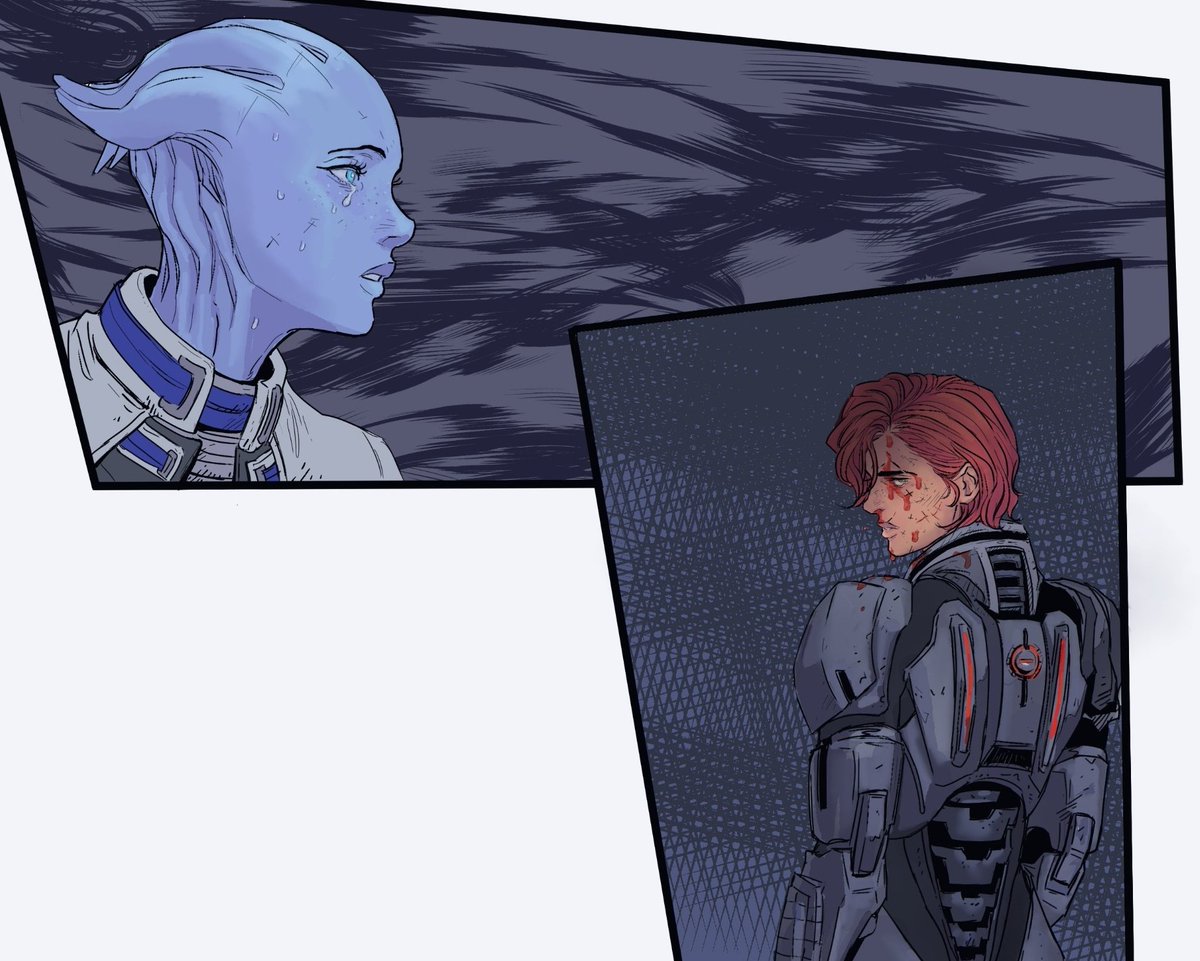 I've recently received messages from shiara newbies(yay we have newbies now!!) about what is fcking  going on in ME2. Yop, don't give up your lil asari. keep your loyalty to her as she does to you. Shadow broker dlc will answer all your confusions🤙 Liara never stops loving you 